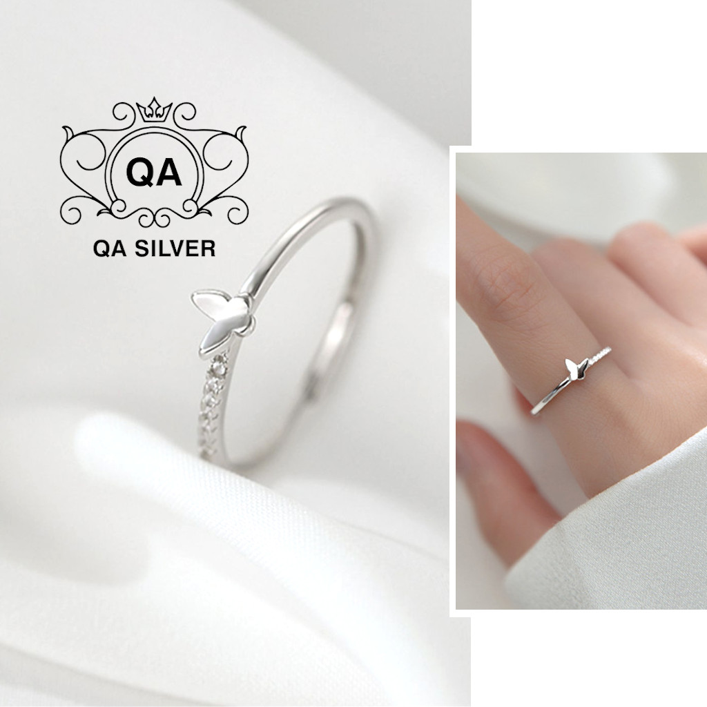 BUTTERFLY QA SILVER Ring