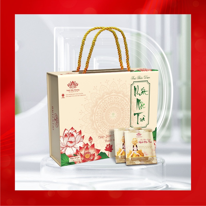Nhất Mộc Trà - Trà Thảo Dược Nhất Mộc Hương Bách Y Sâm (Hộp 10 gói x 5g)