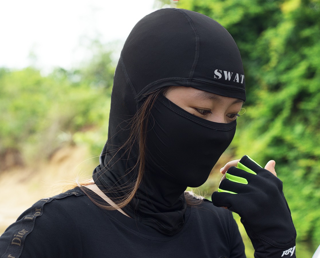 Khăn trùm đầu Swat 3 in 1 full đen cao cấp