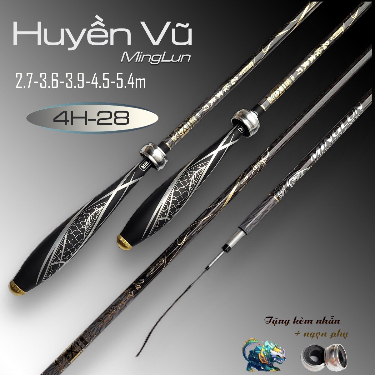 Cần Câu Tay Huyền Vũ 4H