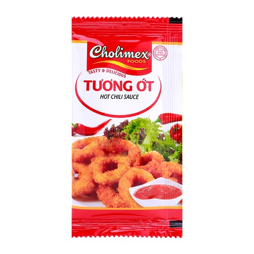[CHOLIMEX] [50 gói x 10g] TƯƠNG ỚT GÓI NHỎ [VN] Chilli Sauce (choli-hk)
