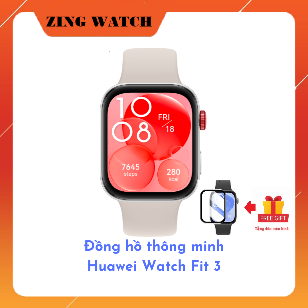 HUAWEI WATCH FIT 4/ FIT 3 Chính hãng | Mỏng Nhẹ | Thể Thao & Sức Khỏe | Lên Đến 10 Ngày Sử Dụng| ECG*