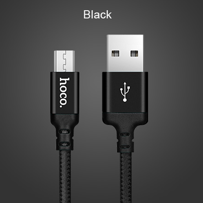 Cáp sạc Micro USB Hoco X14 dành cho điện thoại android tương thích với nhiều thiết bị ( Hỗ trợ sạc nhanh 2A Max, dây bọc dù chống đứt )