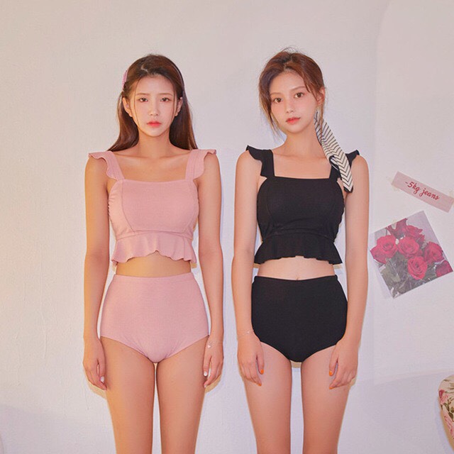 Bikini nhún bèo dễ thương
