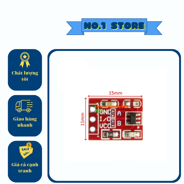 Cảm biến chạm công tắc cảm ứng mini TTP223