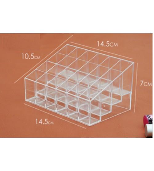 [HCM]( SĂN HÀNG GIÁ RẺ) Khay để son đa năng 24 ô tiện dụng (Trắng)