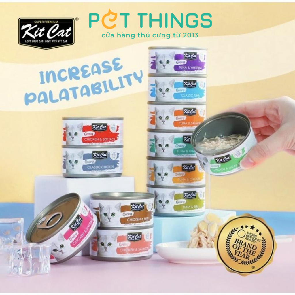 Pate Kit Cat Gravy 70g Cho Mèo