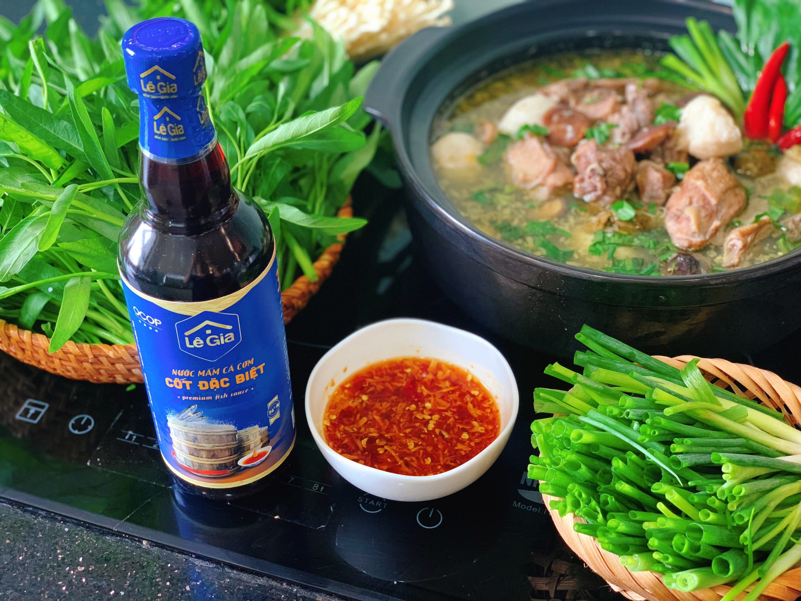 Nước mắm cốt đặc biệt Lê Gia 525ml - Leafhouse hcm