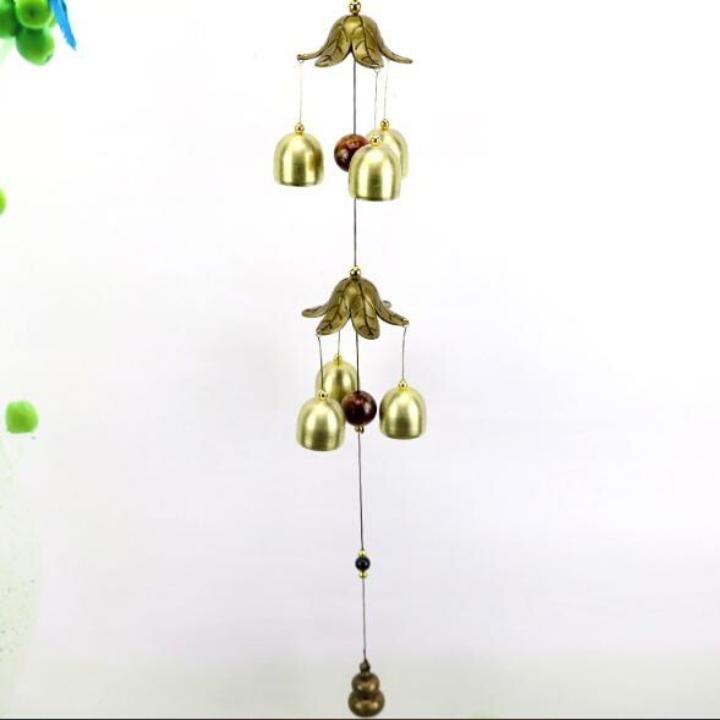 Chuông gió 6 quả hồ lô phong thủy