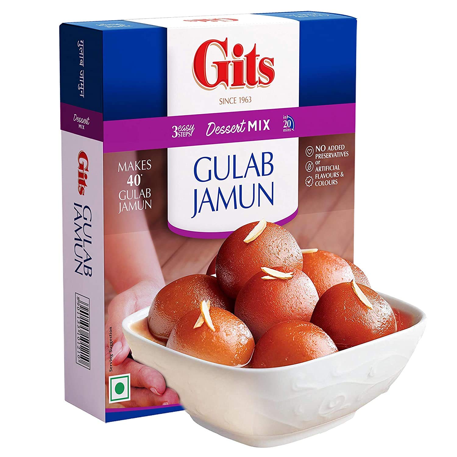 Gulab Jamun Mix - GITS - Bánh Gits Gulab Jamun Mix (200g)