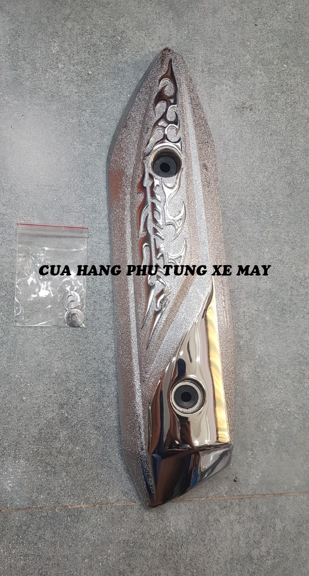 Ốp pô xe vision 2014 - 2020 bằng gang cao cấp, bền, đẹp