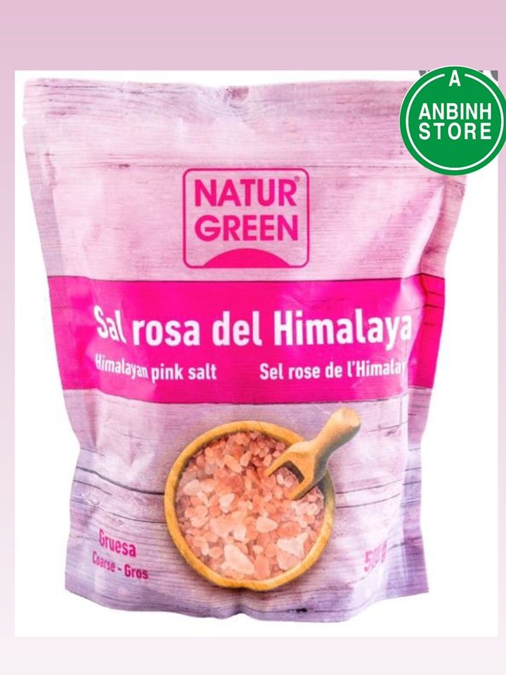Muối hồng Himalaya dạng hột NaturGreen Coarse Salt 500g