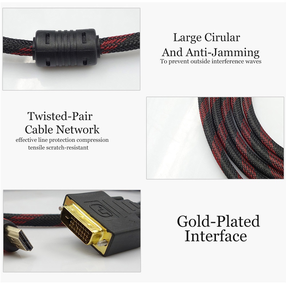 Cáp chuyển đổi HDMI to DVI 5m