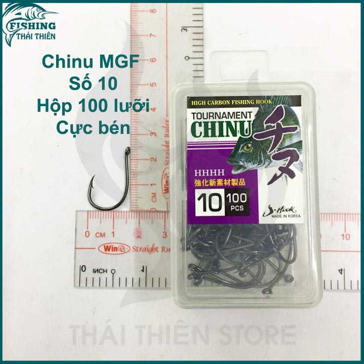 [HCM]Lưỡi câu cá carbon Chinu MGF