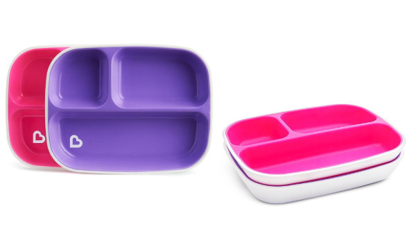Khay ăn dặm chia ngăn chống đổ Munchkin [Hàng chính hãng]