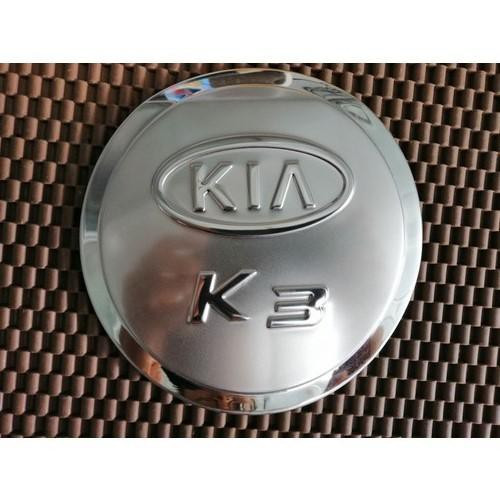 Ốp nắp Bình xăng Kia K3 inox