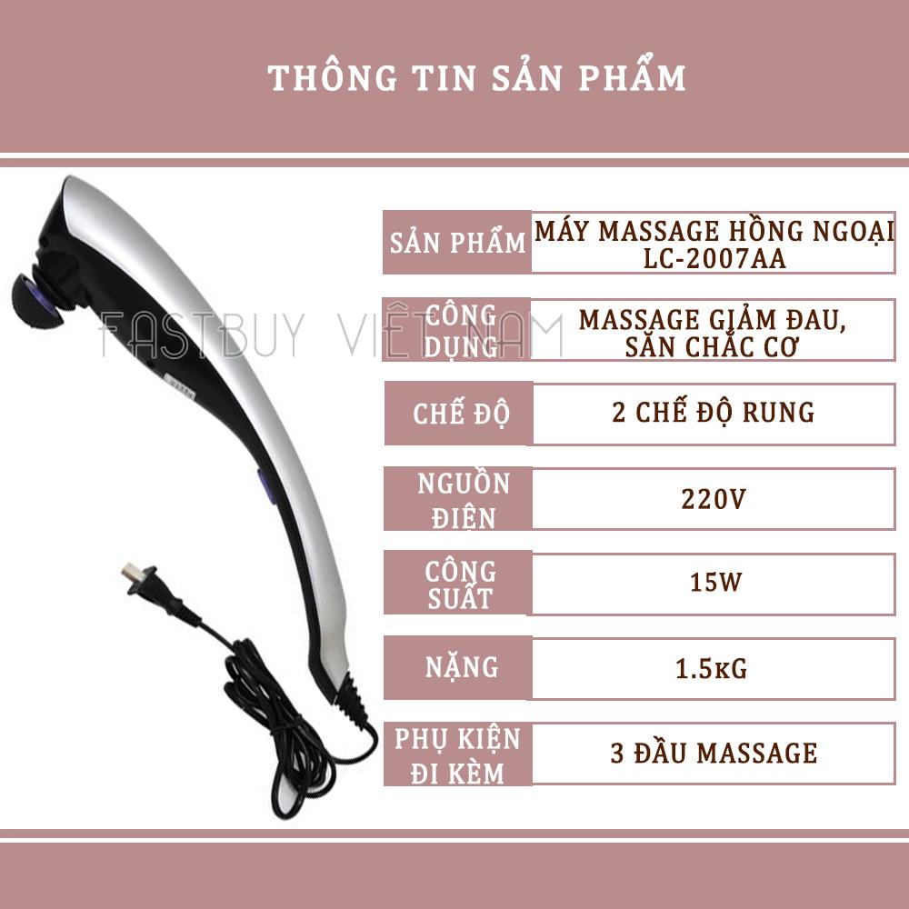 Máy Massage Cầm Tay LC-2007AA Cao Cấp Bảo Hành 12 Tháng