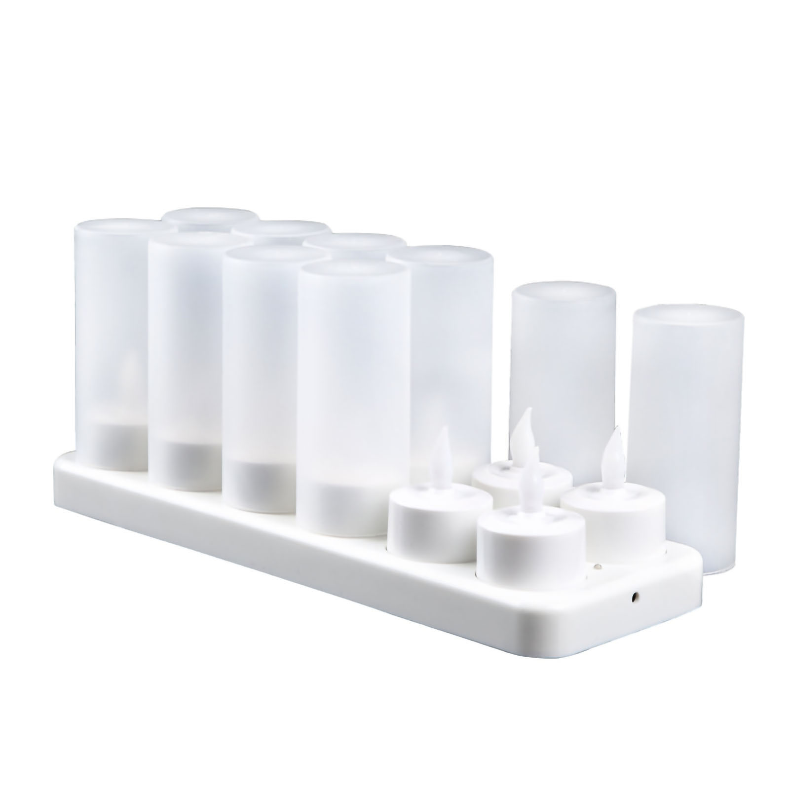 LED Candles Light Rechargeable Lifelike Decorative Electronic Candles for Party Wedding Living Room