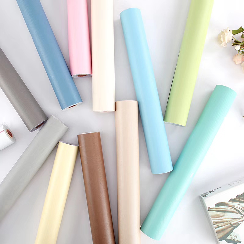 Cuộn 10m decal giấy dán tường một màu khổ 45cm (XU HƯỚNG MỚI)