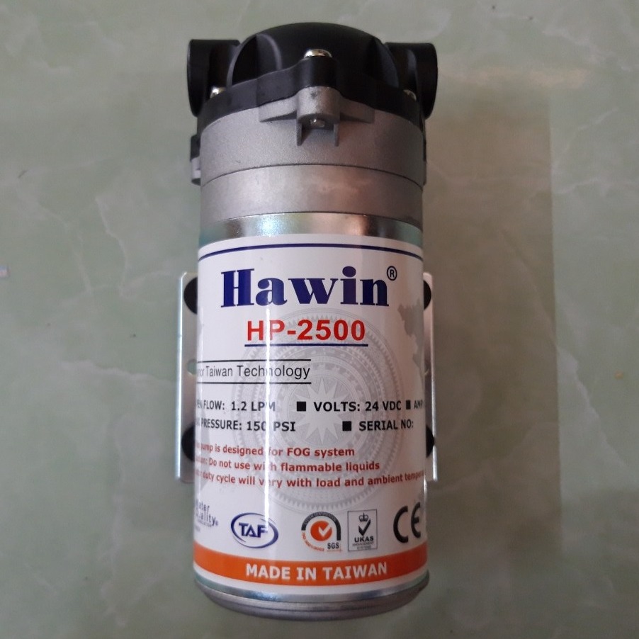Máy phun sương Đài Loan Hawin HP-2500 (phun được 5-15 béc)
