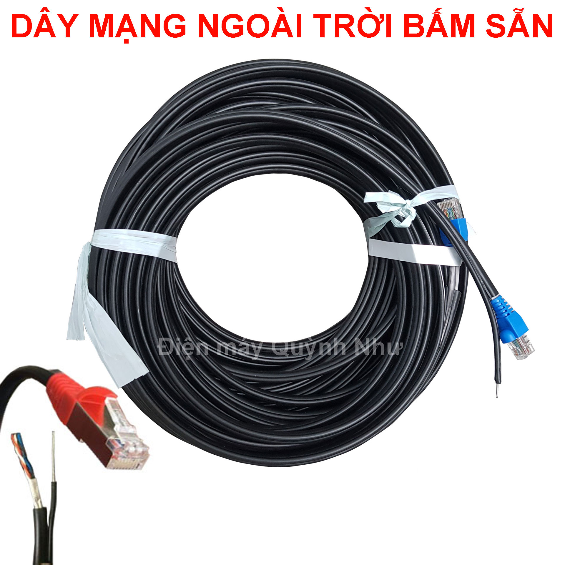120m Dây mạng ngoài trời - Cáp mạng ngoài trời, Dây lan ngoài trời, cáp lan ngoài trời