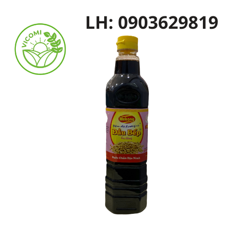 (Combo 4 chai ) Nước tương đậu nành Đầu Bếp 870ml