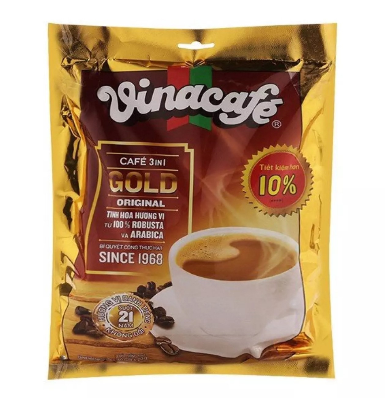 (HCM) VINA CÀ PHÊ 3IN1 BỊCH 40 GÓI 20 GRAM