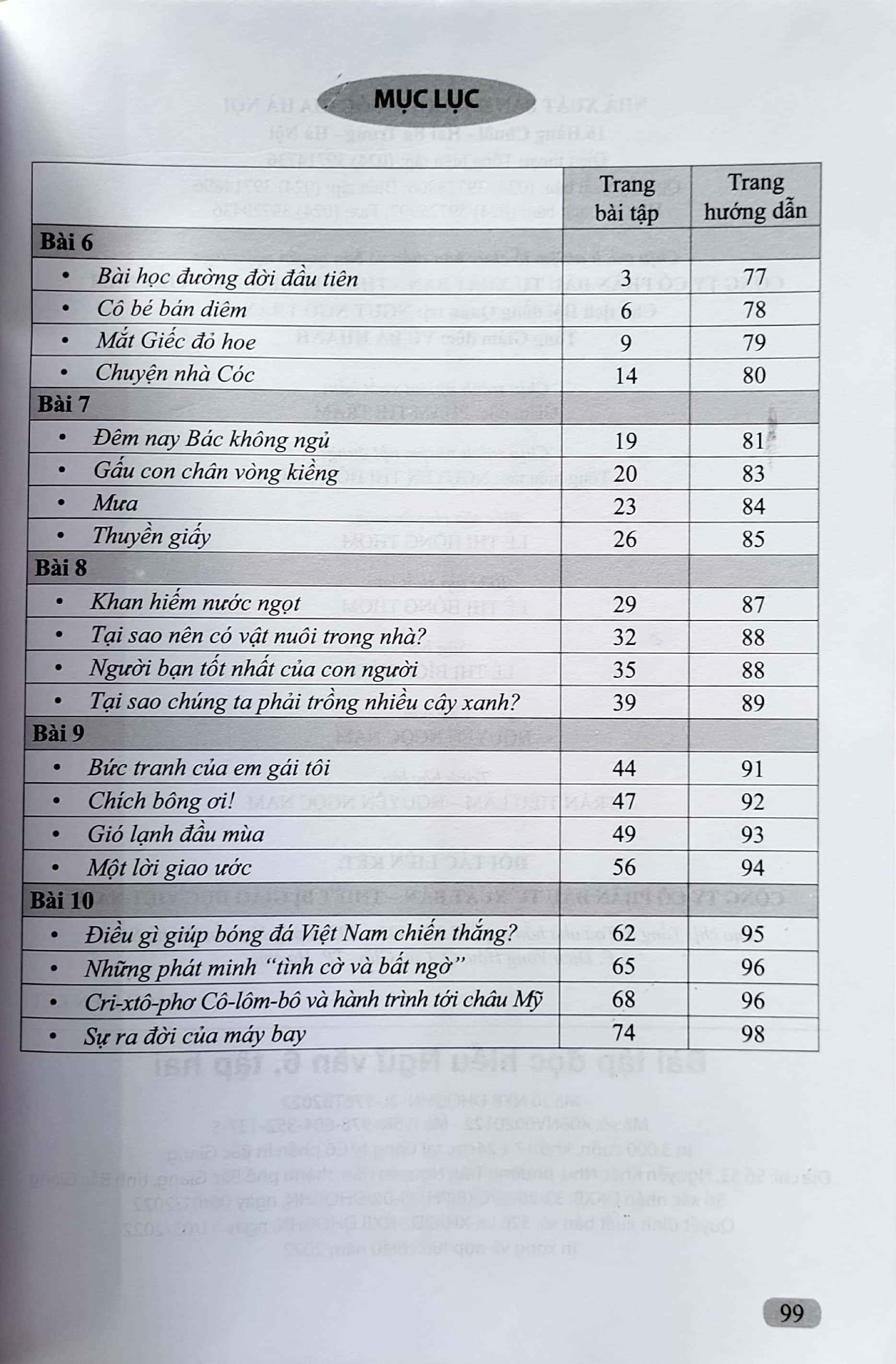 Sách - Bài tập đọc hiểu Ngữ văn 6 - Cánh Diều