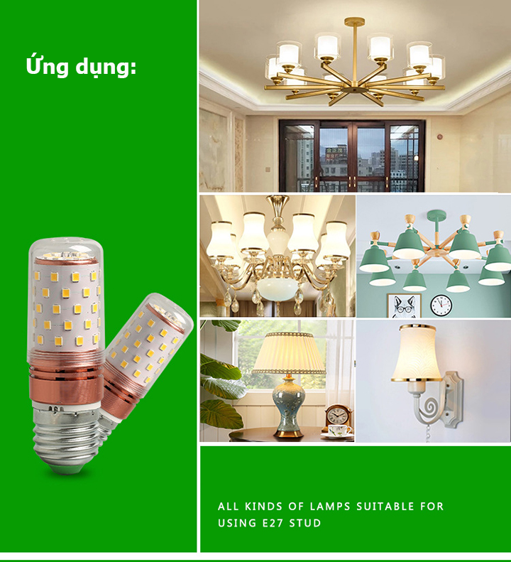 Bóng đèn Led E27 đuôi xoáy E27 công suất 16W