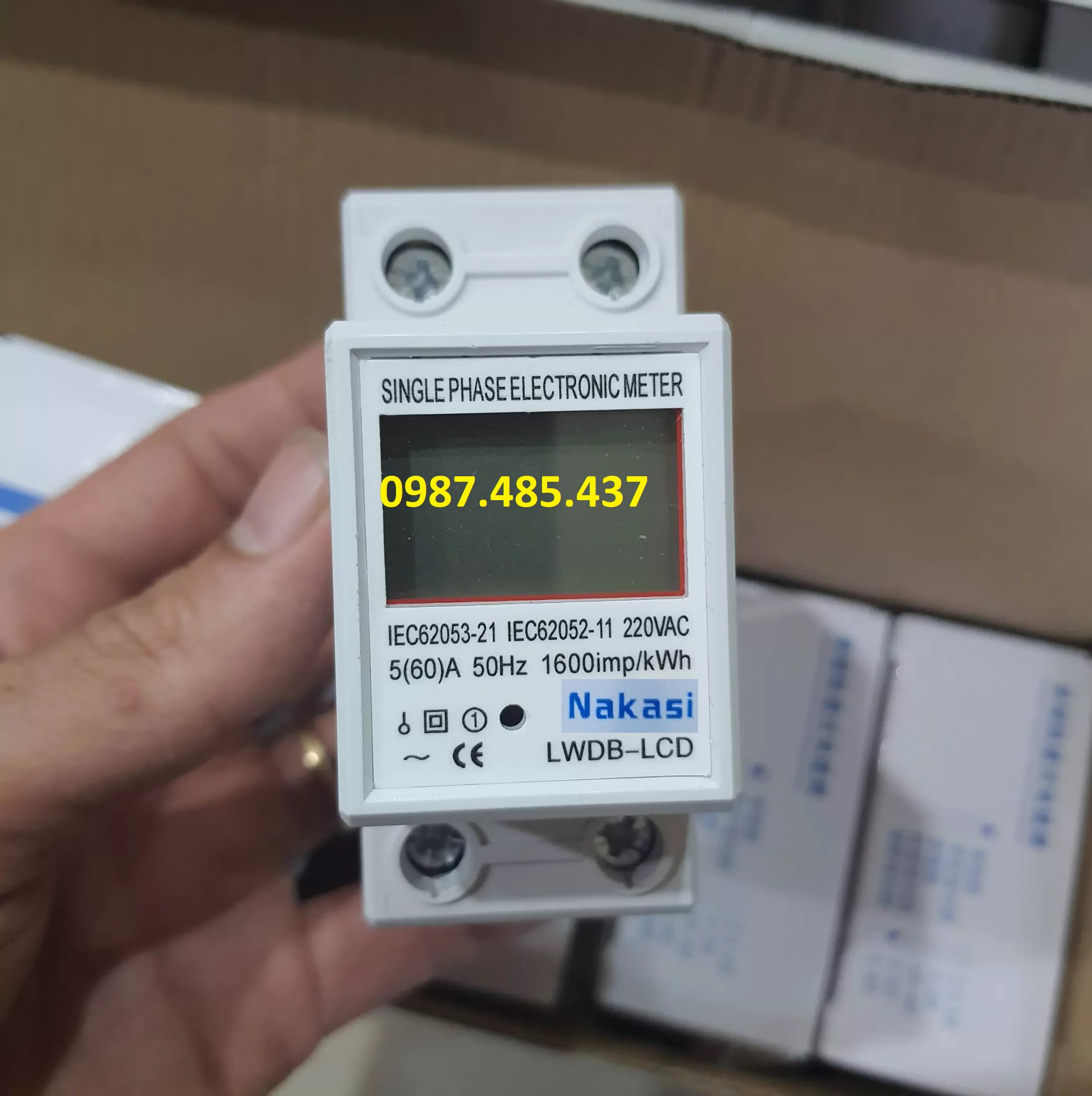 Công tơ điện tử 1 pha 60A Nakasi
