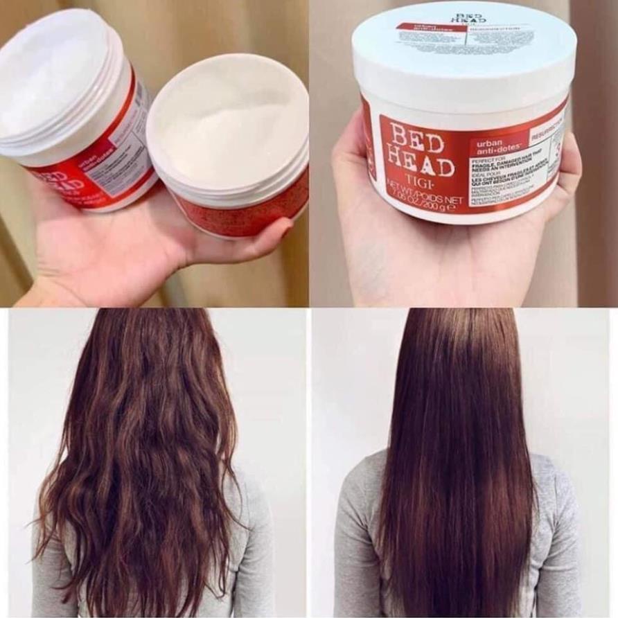 [HÀNG HOT]  KEM HẤP TÓC PHỤC HỒI HƯ TỔN BED HEAD TIGI 200gr