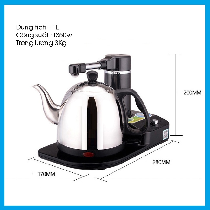 Ấm đun nước pha trà tự động tại bàn SEKO S4