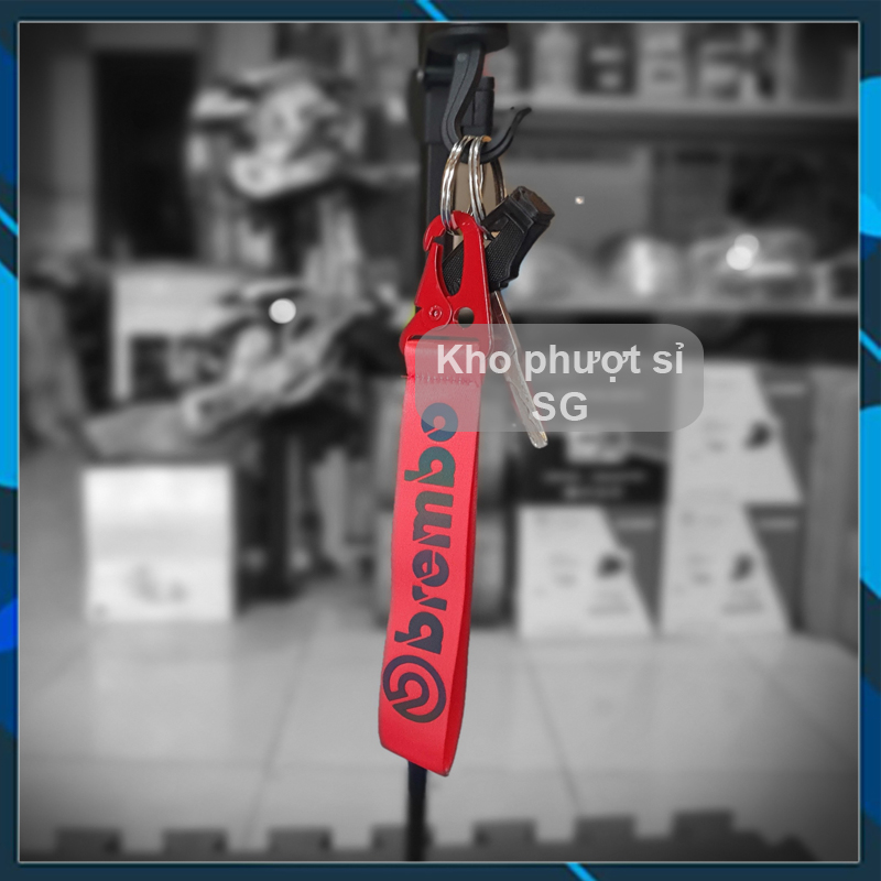 Dây móc khoá treo chìa khoá xe máy Titan 7 màu Racing Boy RCB