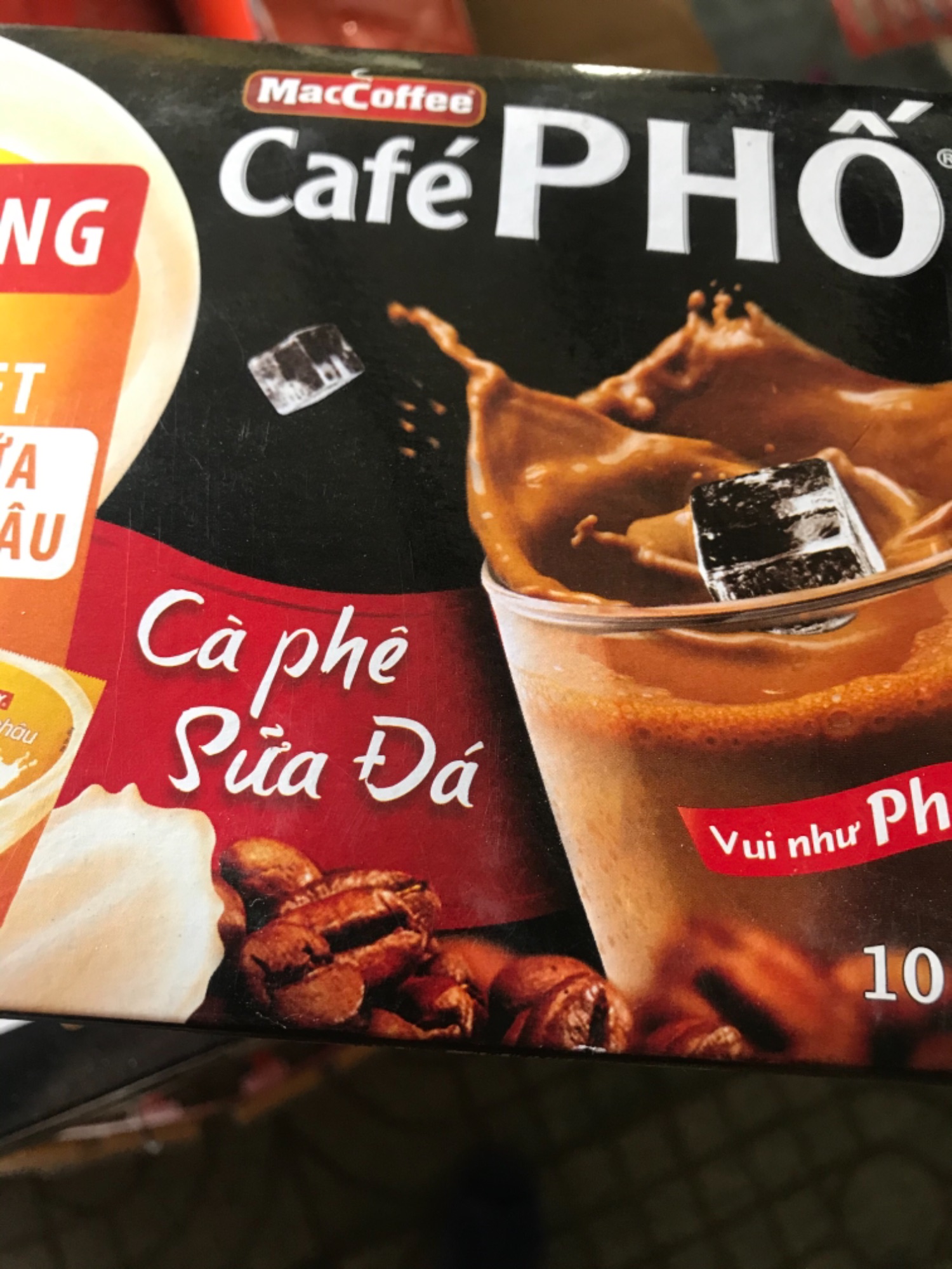 CAFE PHỐ SỮA ĐÁ Hộp 10 gói x 24g