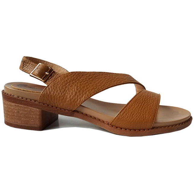 Giày Sandal Nữ Da Bò BIGBEN Cao 4 Phân CG859