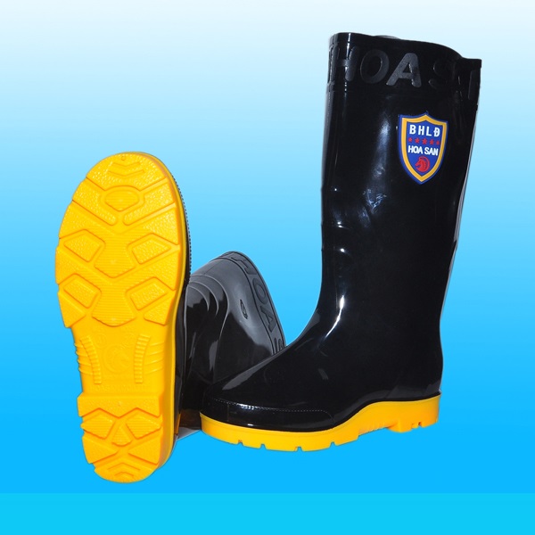 Ủng lao động Hoa San đế dày cứng size 39-43 nhiều màu, ủng 022, ủng nam đế cứng