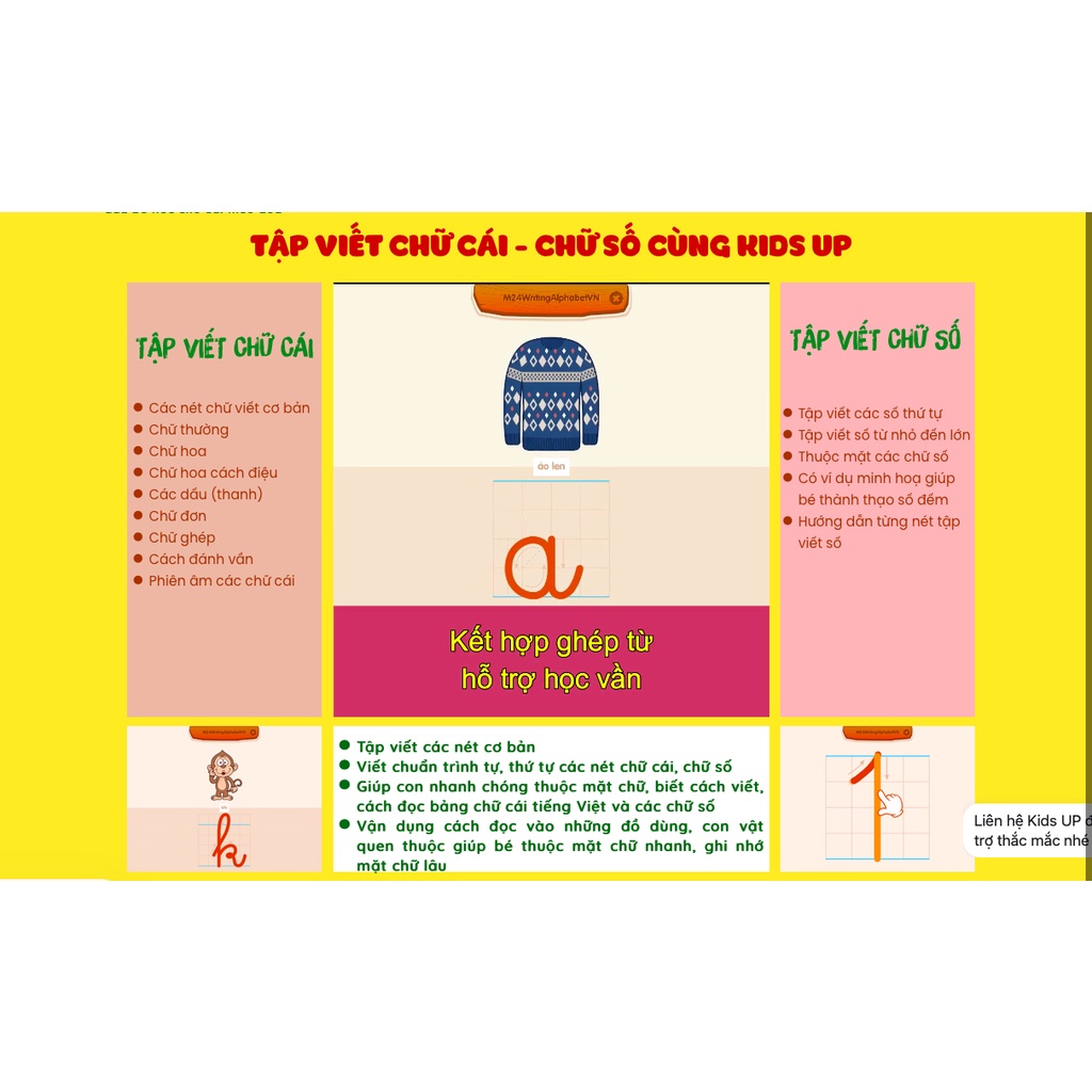 Kids up (Trọn Đời, 1 Năm) - KIDSUP MONTESSORI