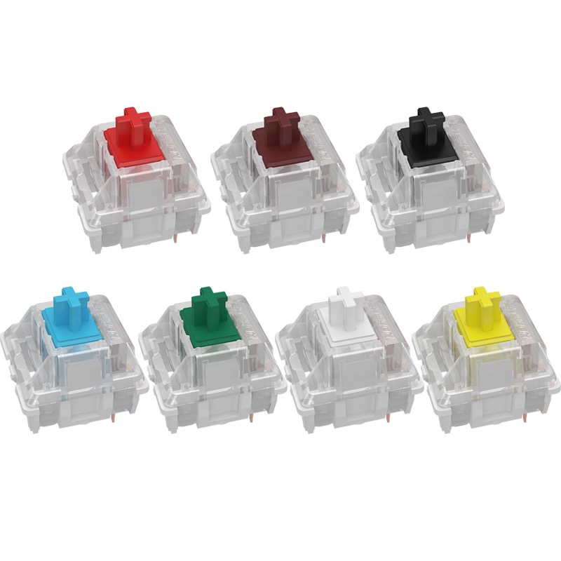 Outemu 3-Button Keyboard Switch Set - Blue/Red/Brown/Black - High-Quality Mechanical Gaming Keyboard Replacement Parts