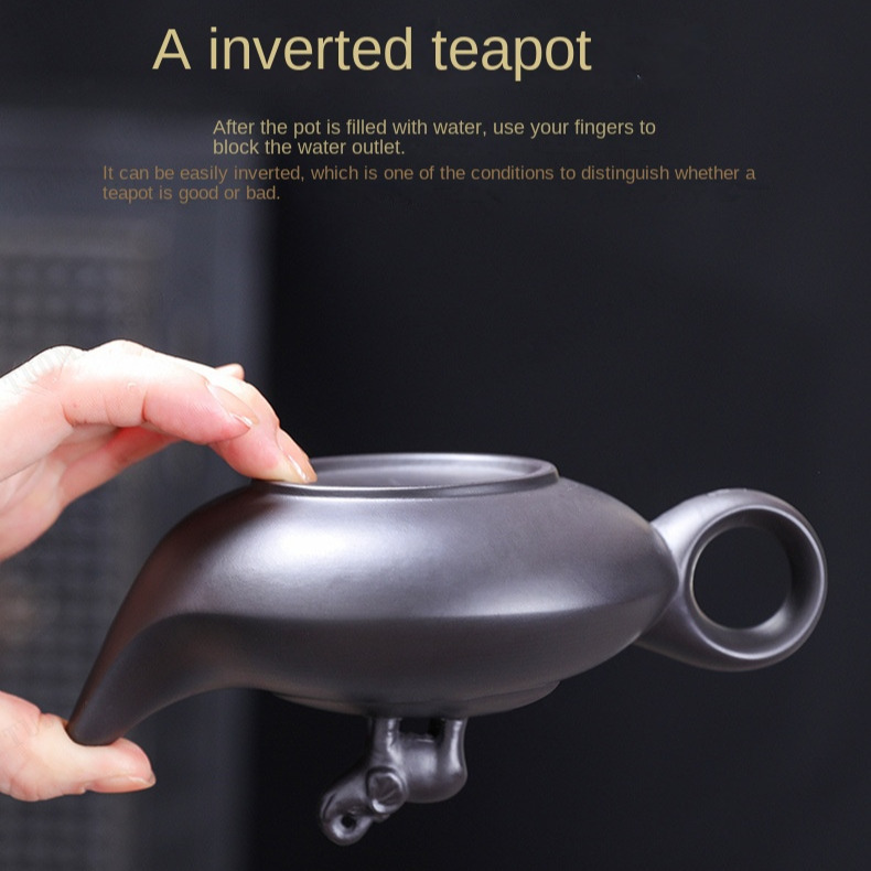 Modern and Practical Purple Clay Tea Brewing Pot  Ideal for Home Tea Brewing