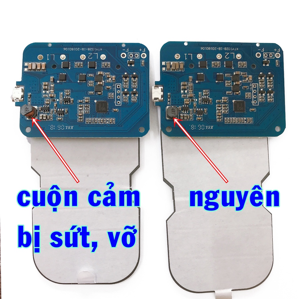 Mạch sạc nhanh không dây 10W Qc3.0 - mới