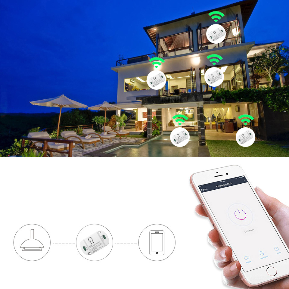 Công Tắc Thông Minh TUYA BASIC WIFI (Bản Mới)