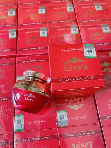 Kem Face LIVY'S Đỏ , Vàng , Xanh 20g Trắng Da , Khử Mụn , Khử Nám , Chống Lão Hóa  , Livy Chính Hãng