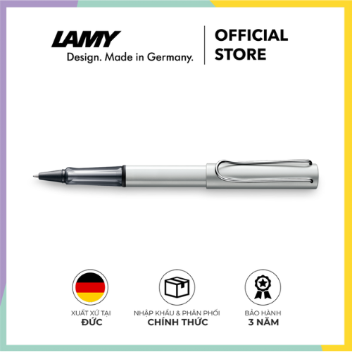 Bút bi nước cao cấp LAMY Al-star màu White Silver (325)
