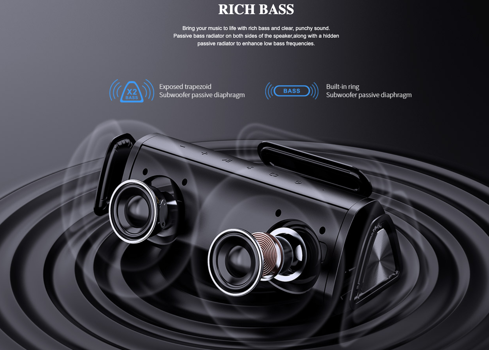 [HCM]Loa Bluetooth MIFA A10/ A10+ Super Bass