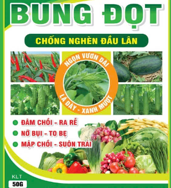 (50gam) Phân bón lá 33-11-11: siêu bung đọt, kích mập đọt, đâm chồi mạnh, bung chồi