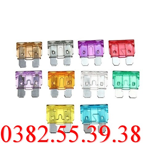 COMBO 06 CẦU CHÌ LOẠI TO 1.9x1.8CM  CHUYÊN DỤNG DÀNH CHO XE Ô TÔ 5-30A