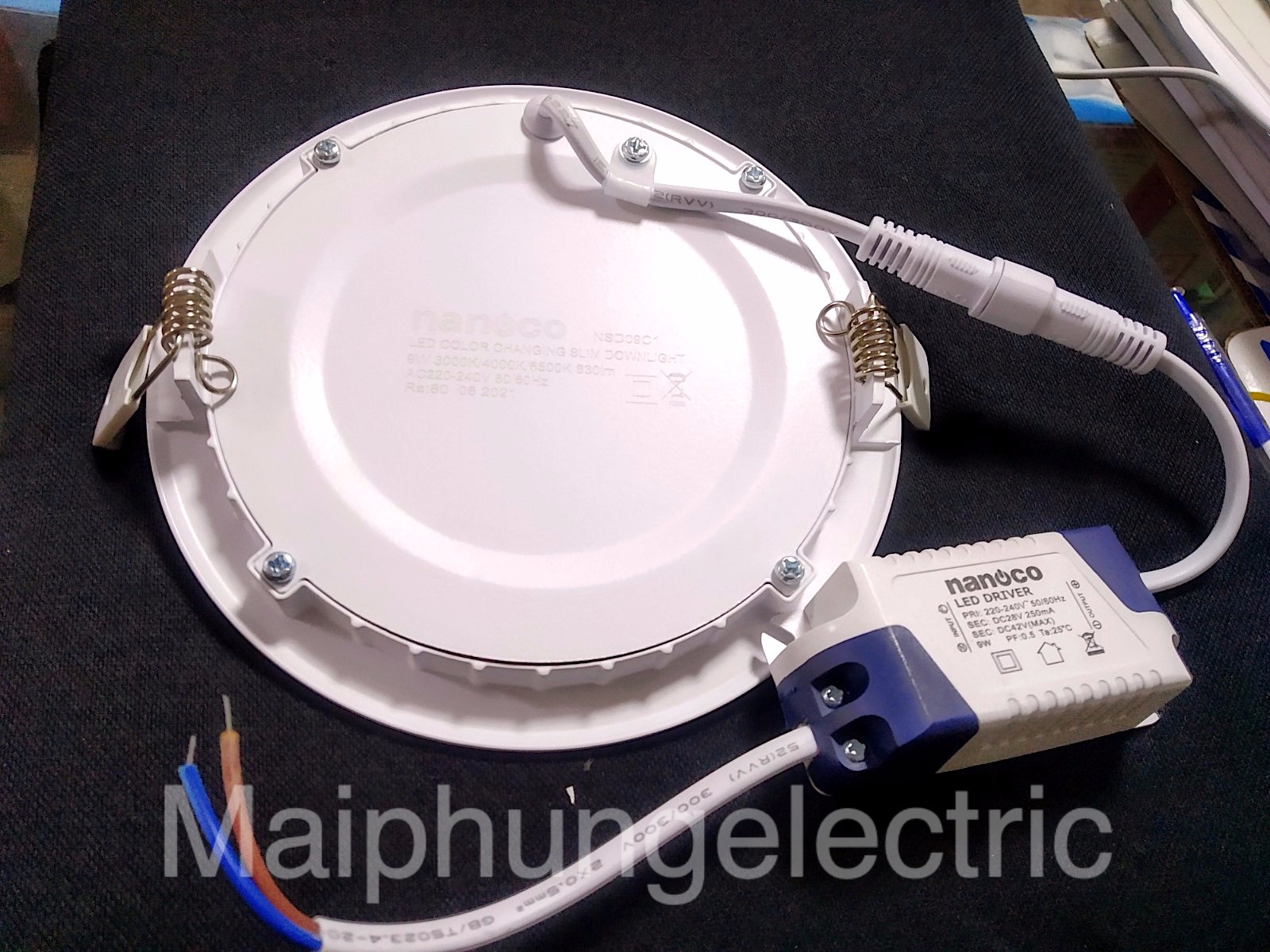 Đèn LED downlight âm trần siêu mỏng Nanoco 3 chế độ sáng 6W (NSD06C1)- 9W (NSD09C1)  Panasonic