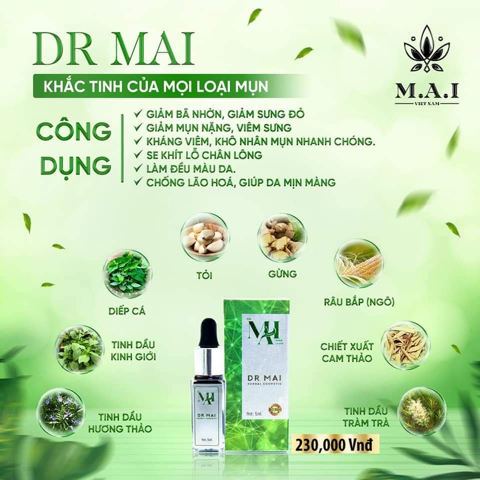 [CHÍNH HÃNG] DR Mai nguyên chất.mix safron