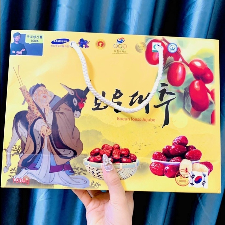 Táo đỏ khô hàn quốc (có video)