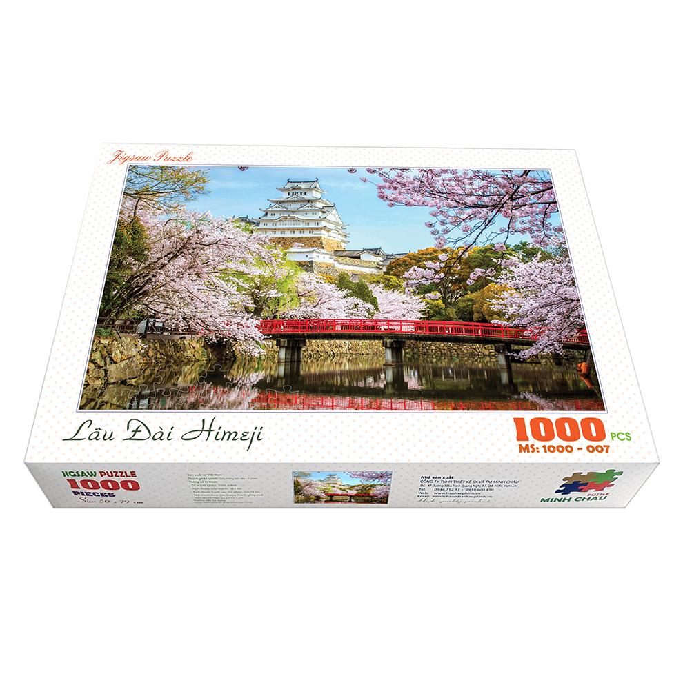[HCM]Bộ tranh xếp hình cao cấp 1000 mảnh ghép – Lâu Đài Himeji